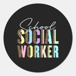 Adesivo Trabalho Social De Volta Ao Dia Escolar Social Fun