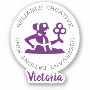 Adesivo Traços de Sinal de Virgo Zodiac Star