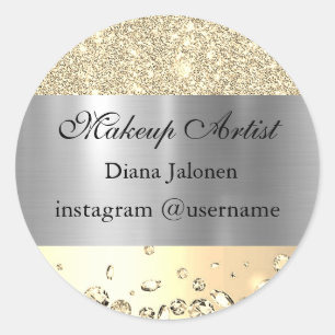 Adesivo Traços Dourados Marble Beauty Compra Rosa Spa Make