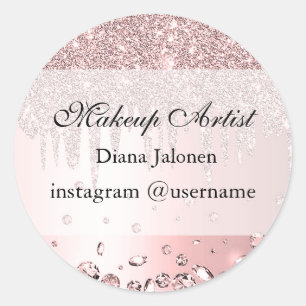 Adesivo Traços Dourados Marble Beauty Compra Rosa Spa Make