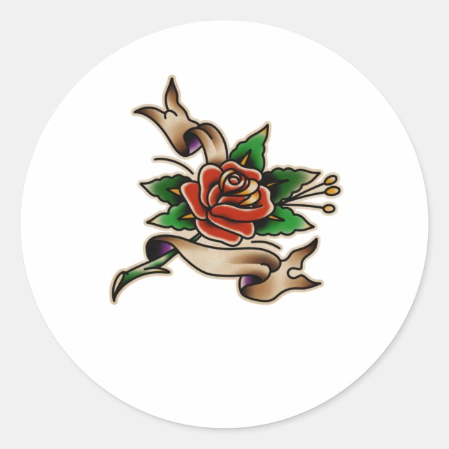 Adesivo Trad Tattoo 005 Sticker  (Frente)