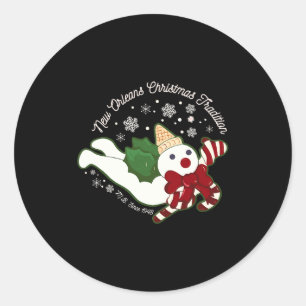 Adesivo Tradição de Natal de Nova Orleans Sr Bingle Homens