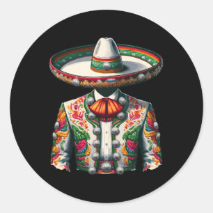 Adesivo Tradicional de conjuntos carro mexicanos vibrantes