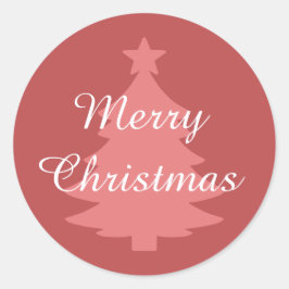 Adesivo Tradicional - Vermelho Quente - Vinheta de Natal F