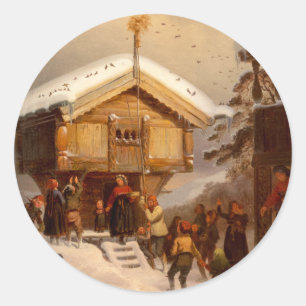 Adesivo Tradições de Natal Juleskikk Norweigan