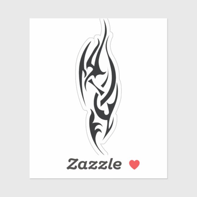 Adesivo Traditional Tattoo Art Inspired Design (Folha)