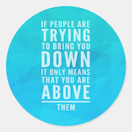 Adesivo Traga-o para baixo