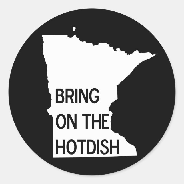 Adesivo Tragam os Hotdish Funny Stickers (Frente)