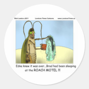Adesivo Tragédia @ Roach Motel Funny Oferece Camisetas Mág