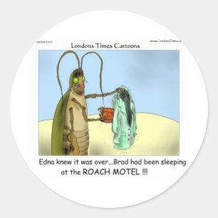 Adesivo Tragédia @ Roach Motel Oferece Camisetas Cartões