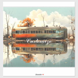 Adesivo Trailer de Vintage Caravan RV Thunder_Cove