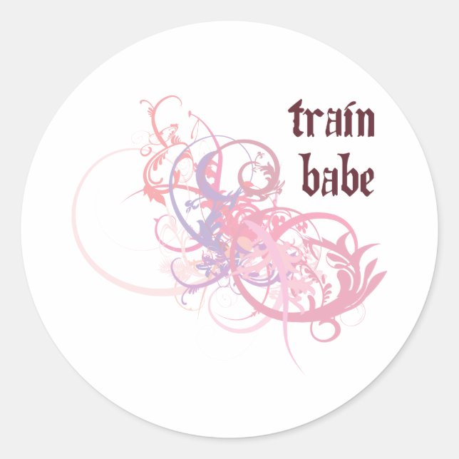 Adesivo Train Babe (Frente)