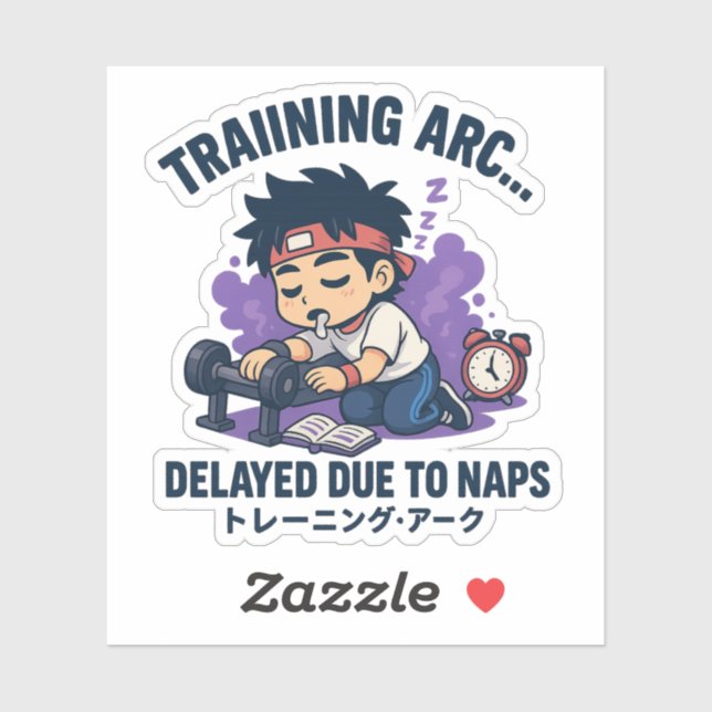 Adesivo Training arc… delayed due to naps. (Folha)