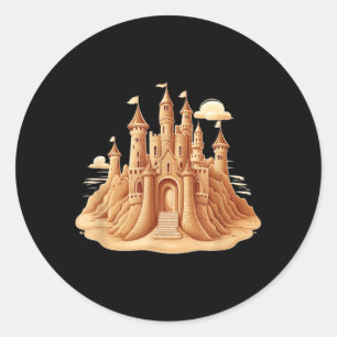 Adesivo Traje de evento de castelo de areia para meninos d