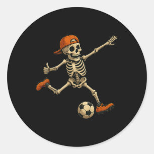 Adesivo Traje de Halloween de Futebol Esqueleto para Homen
