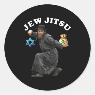 Adesivo Traje judaico roupas hanukkah rabino dança horah
