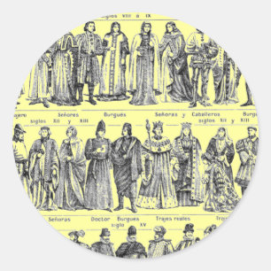 Adesivo Trajes históricos