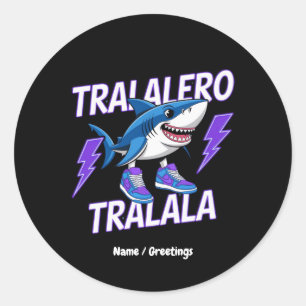 Adesivo Tralalalero Tralala Bootleg - Memória do Tubarão E