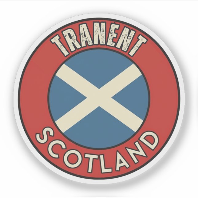 Adesivo Tranent, Escócia (Frente)
