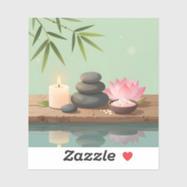 Adesivo Tranquil Reflection - Square Vinyl 