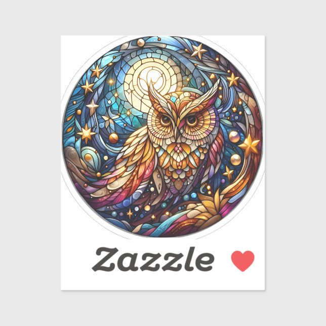 Adesivo Tranquilidade em Vidro A Janela de Vidro Floral (Folha)