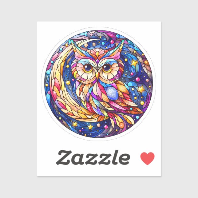 Adesivo Tranquilidade em Vidro A Janela de Vidro Floral (Folha)