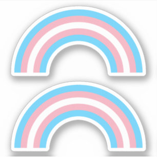 Adesivo Trans Pride Rainbow