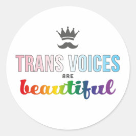 Adesivo Trans Voices é um belo Sticker