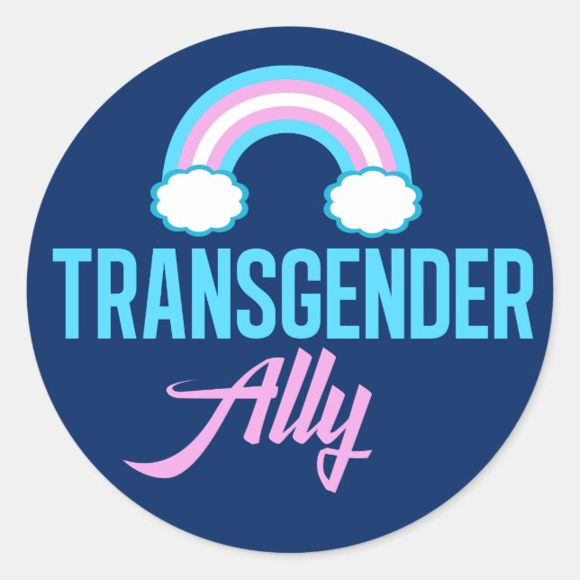 Adesivo Transgender Ally (Frente)