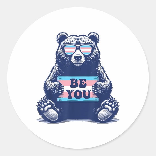 Adesivo Transgender Be You Trans Orgulho M2f F2m (Frente)