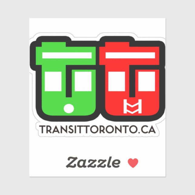 Adesivo Transit Toronto Logo Sticker (Folha)