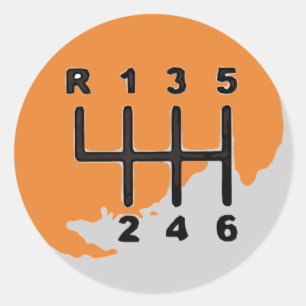 Adesivo Transmissão MANUAL - CORES