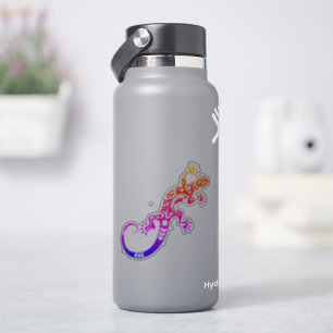 Adesivo transparente do Rainbow Lizard