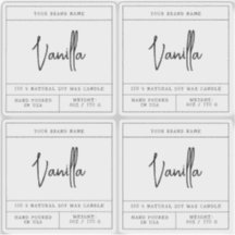 Adesivo transparente e moderno de etiqueta para ve