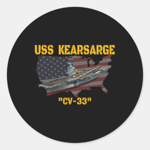 Adesivo Transportadora Aérea Uss Kearsarge Cv-33 Veteran D