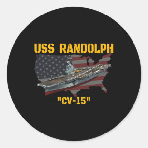 Adesivo Transportadora Aérea Uss Randolph Cv-15 Veteranos 