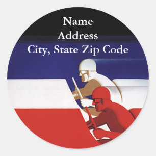 Adesivo Transporte do vintage, carros de corridas