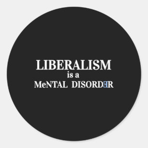 Adesivo Transtorno Mental Anti Liberal Re Eleger Trump Pro