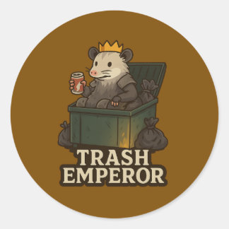 Adesivo Trash Emperor – Funny Possum Sticker