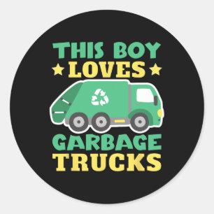 Adesivo Trash Trucks Toddler Garge Kids