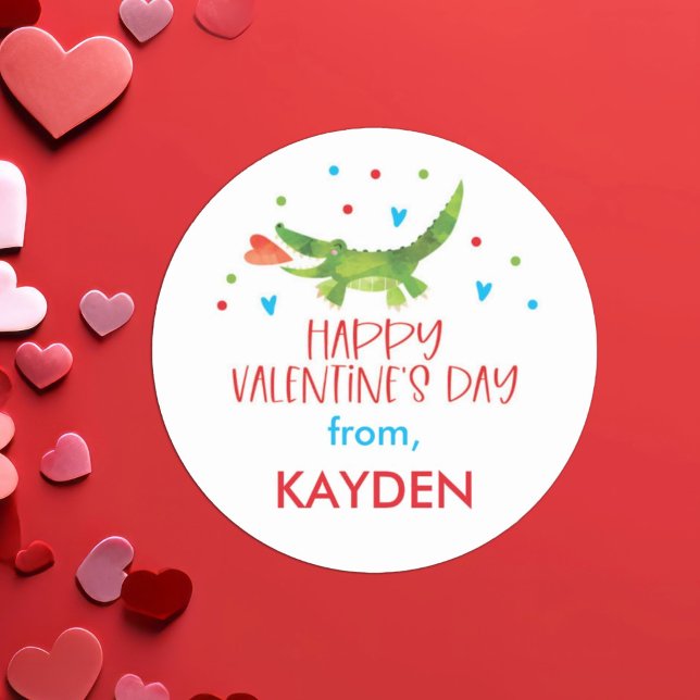 Adesivo Tratado Escolar Personalizado para o Dia dos Namor (Criador carregado)