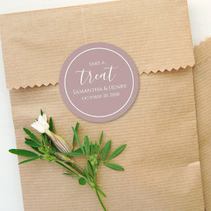 Adesivo Tratamento de Caligrafia Simples para Casamento em