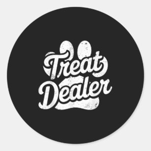 Adesivo Trate Dealer Camisa Engraçada Proprietário do Cach