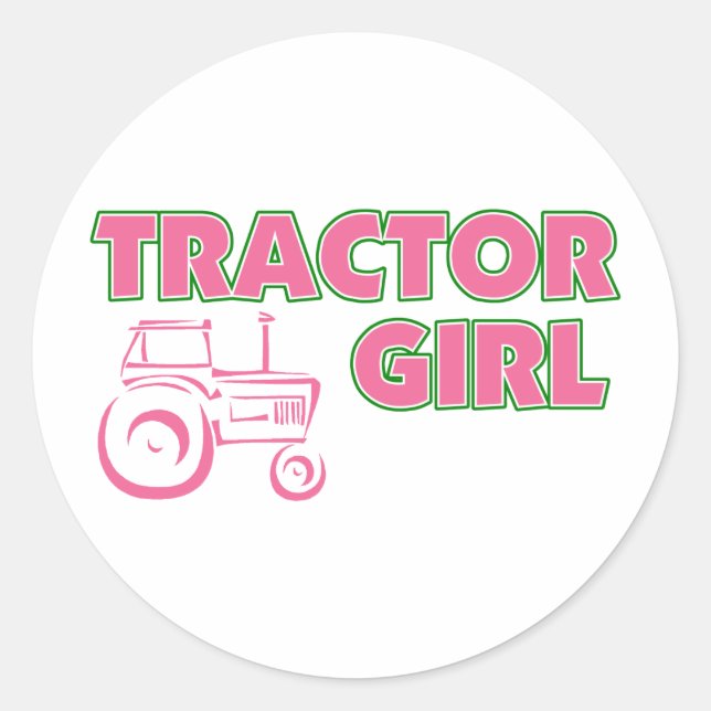 Adesivo Trator Girl (Frente)