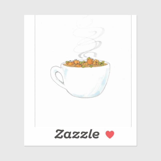 Adesivo Trava do patch da abóbora (Folha)