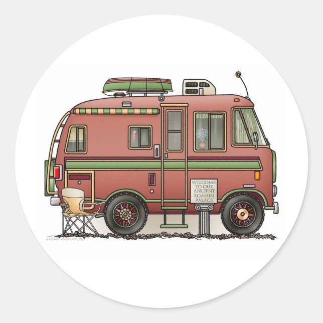 Adesivo Travco Motor Home Camper RV (Frente)