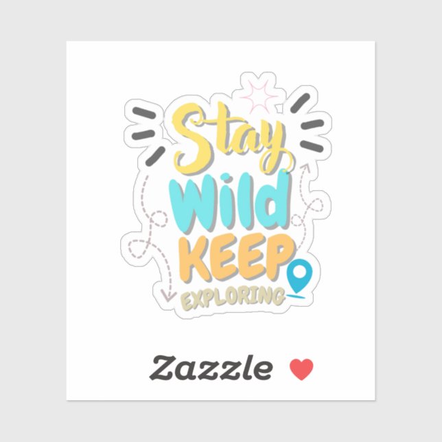 Adesivo Travel Quote sticker  (Folha)