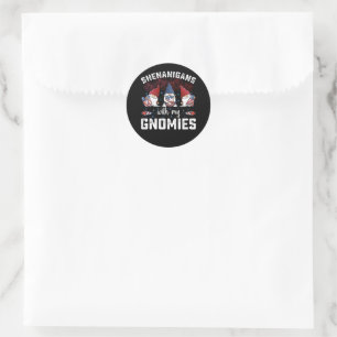 Adesivo Travessuras Com Meus Gnomos EUA 4 De Julho