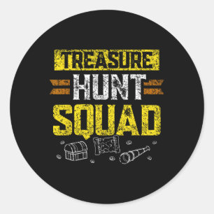 Adesivo Treasure Hunt Squad Hunter Treasures Caçando Treas
