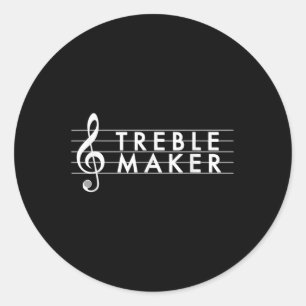 Adesivo Treble Maker Um Engraçado Músico Professor Musical